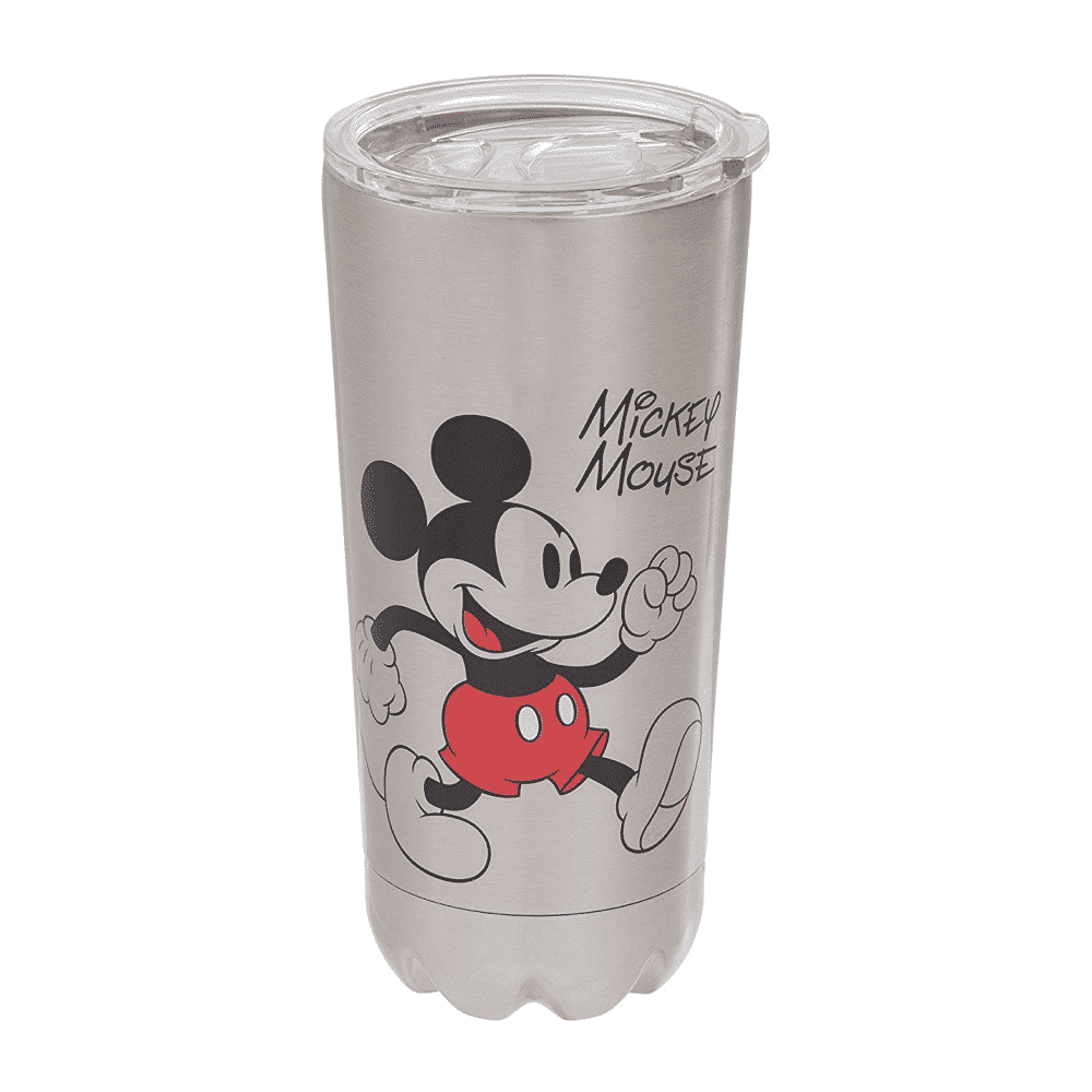 Escritor Perforar Con fecha de Vaso Mickey Mouse Acero Inoxidable Vintage | Tips de Disney