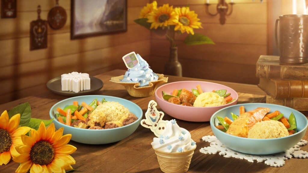 Disneyland Paris vs Disney World: los platos no son desechables en los restaurantes quick-service.