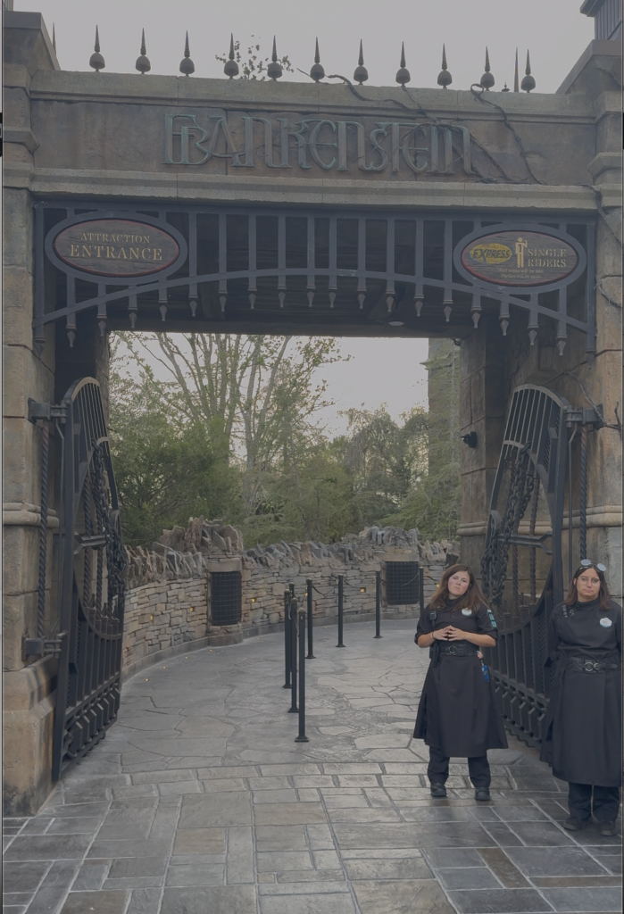 Letrero de Single Rider en Universal Orlando, en la atracción Monsters Unchained.